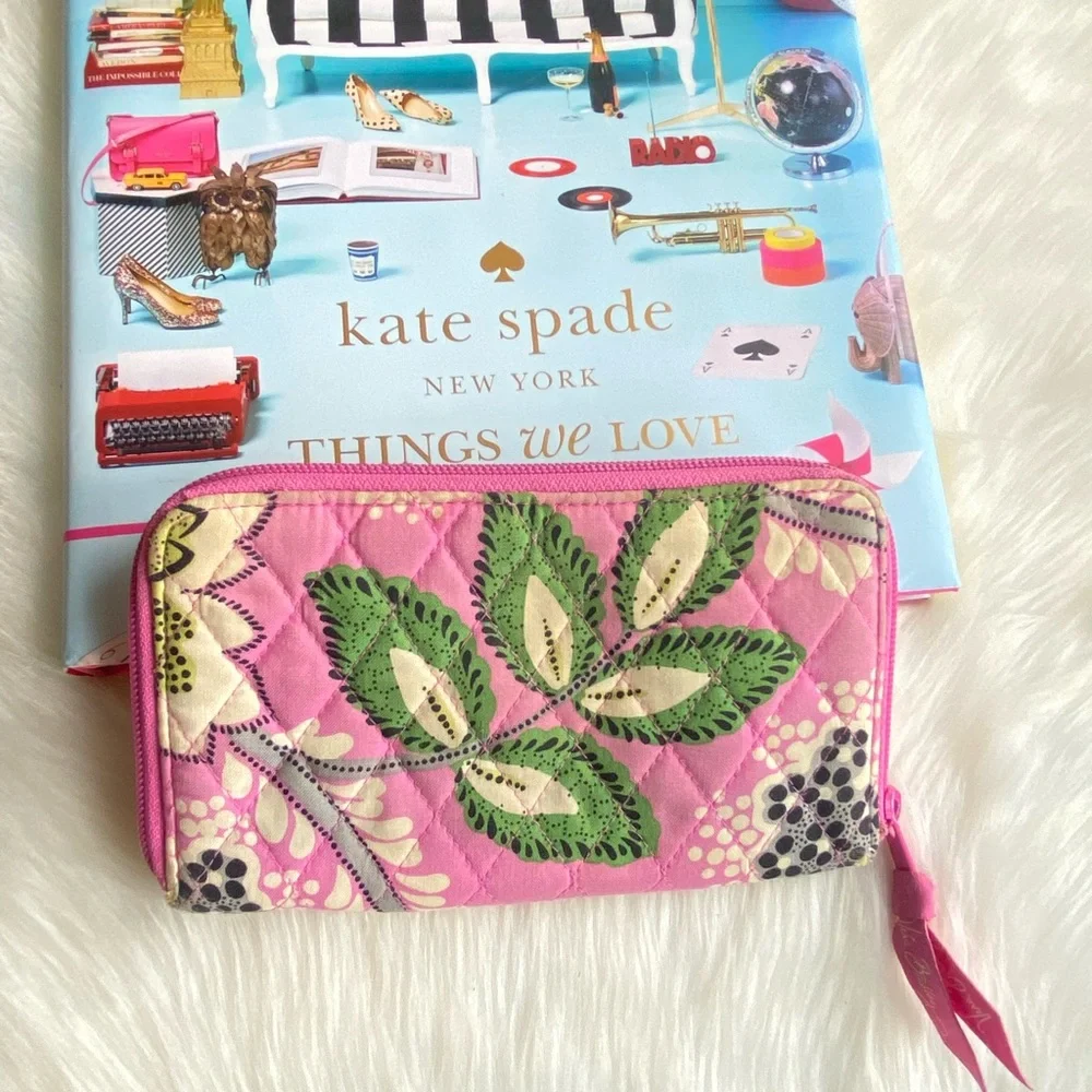 Vera Bradley Pink Zipper Wallet - Picture 11 of 11